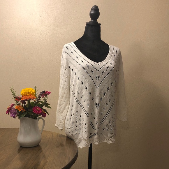 Joseph A Sweaters - Joseph A Sweater With Open Knit design